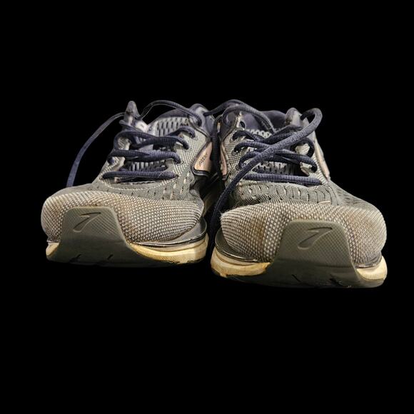 Brooks Dyad 11 Men’s Size 9.5 Wide Running Shoes Gray Black No Insoles Damage - Picture 7 of 8